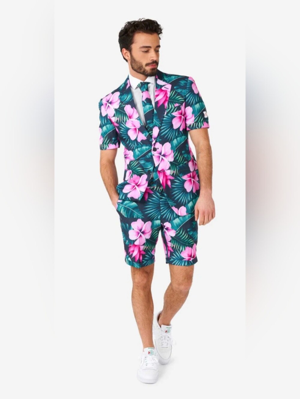 Opposuits Men's Hawaii Grande Suit - 42 (Jacket, Shorts, Tie)